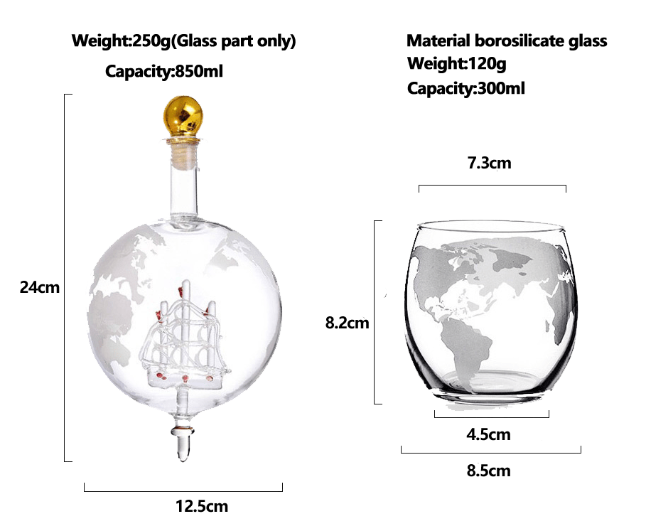 globe whiskey decanter infomation