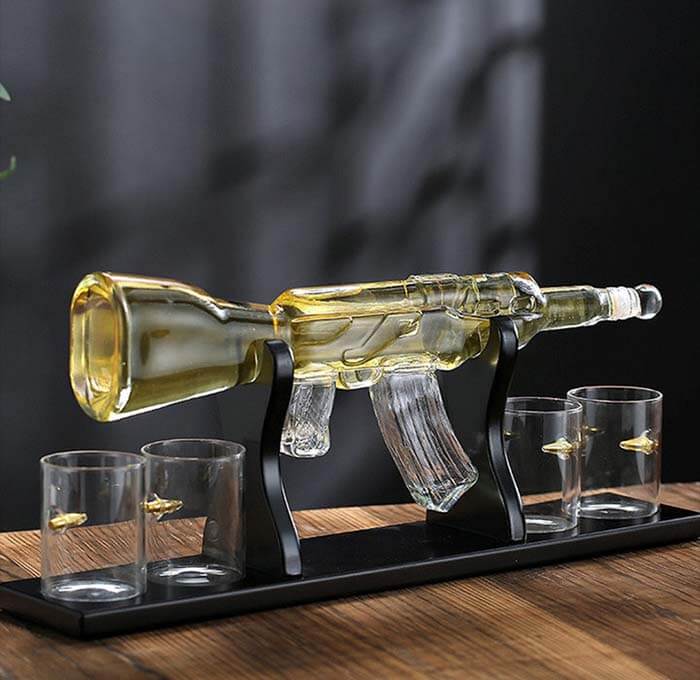 ak 47 decanter 