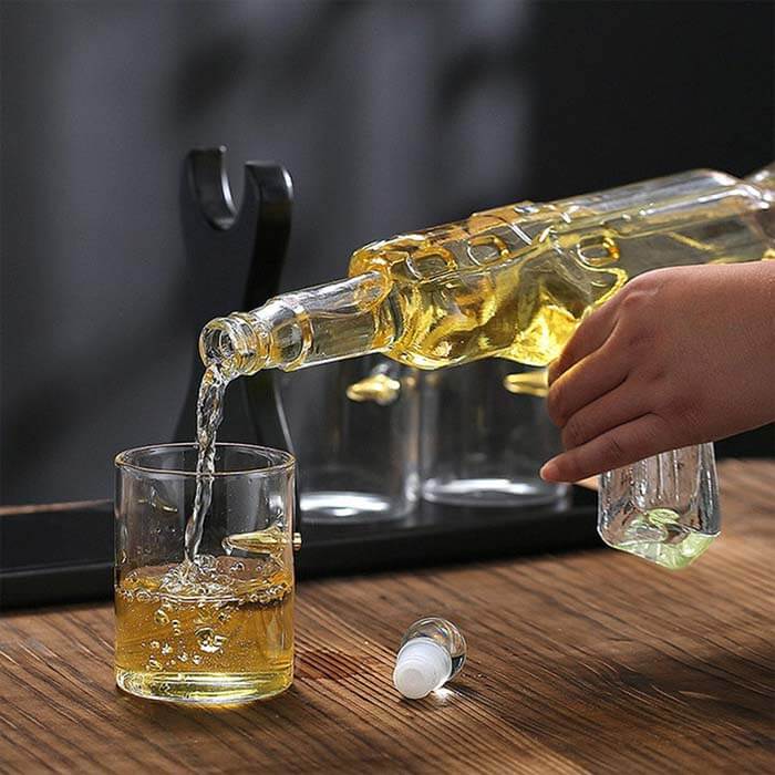 ak 47 decanter 