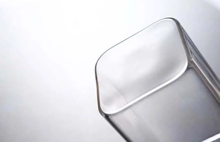 Glass Square Jar with Lid 