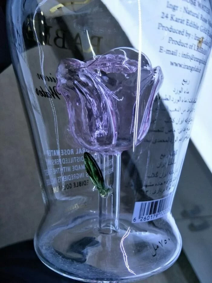 tequila bottle with flower