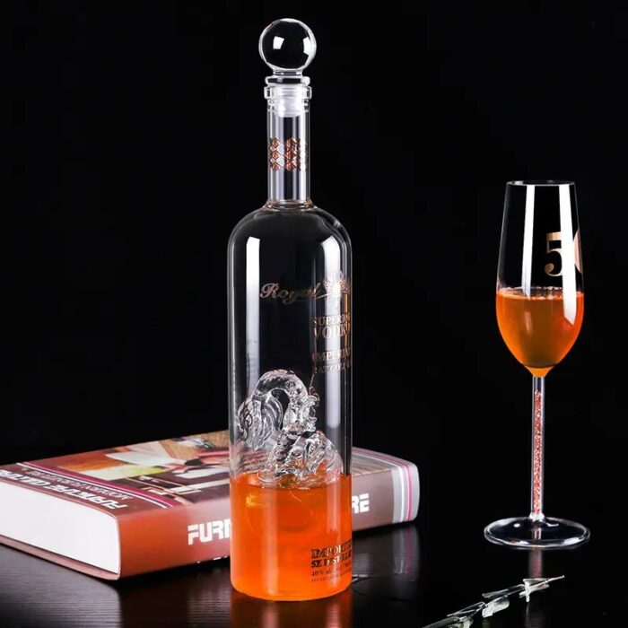 Handcraft glass bottle