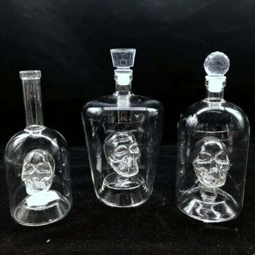 Skull Head Whiskey Bottle