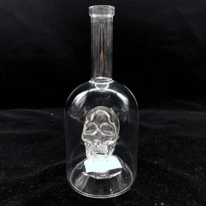 Skull Head Whiskey Bottle