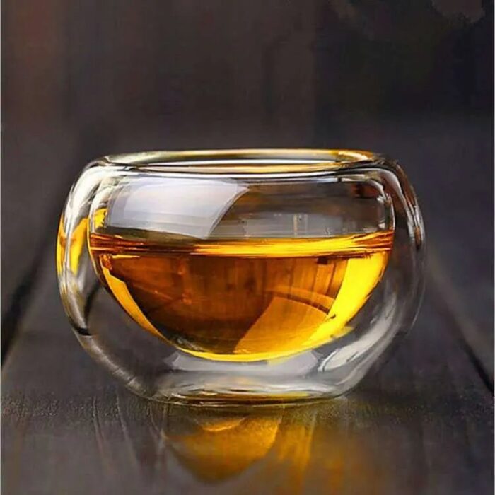 50ml Double Wall Glass Cup | Elegant Mini Cup for Kungfu Tea & Coffee - Ideal for Gifts and Daily Use - Image 7