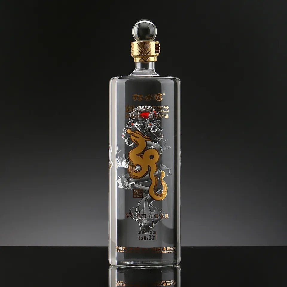 dragon tequila bottle